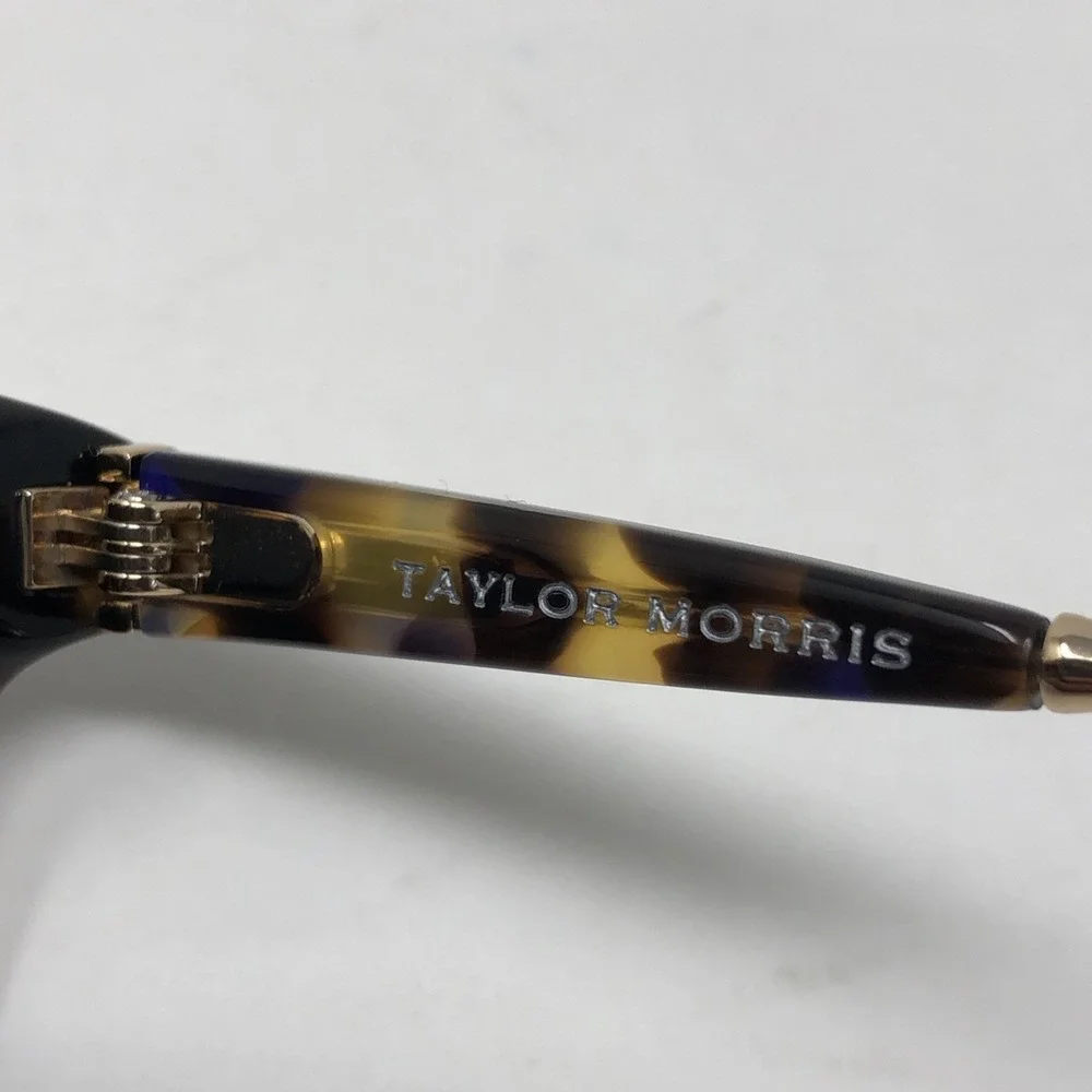 Taylor‎ Morris Roll Right Sunglasses Womens Tortoise Brown Round Mirrored Lens